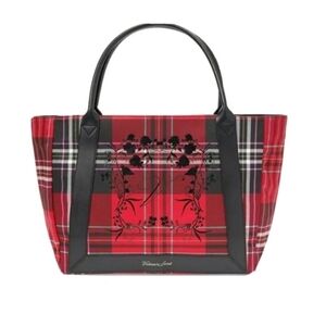 Victoria's Secret Tote Bag Limited Edition 2020 Red‎ Plaid 18 x 12" Cotton